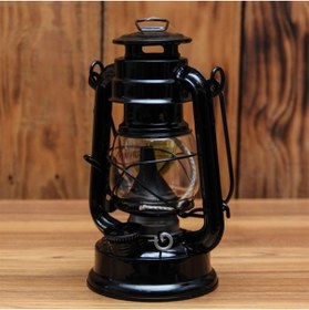 Resim Genel Markalar Gemici Feneri Gaz Lambası Küçük Boy - 18 Cm - Siyah - Dekoratif - Kamp - Outdoor 