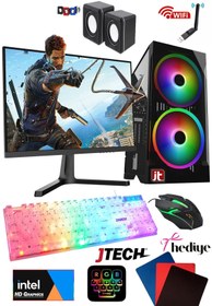 Resim J-TECH InnoVare i5 3470 16GB RAM 256GB SSD 19 inç FHD Monitör Wi-Fi Masaüstü Bilgisayar 