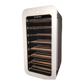 Resim By Kitchen WC-22W1 Kayar Raflı Şarap Dolabı, Beyaz 