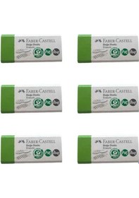 Resim Faber Castell Doğa Dostu Küçük Silgi Dust Free Pvc Free 6 Lı 187354 