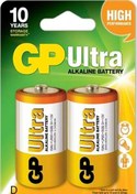 Resim 13AU-2U2 ULTRA ALKALIN D BÜYÜK BOY KALIN PİL LR20 (2Lİ PAKET FİYATI) GP