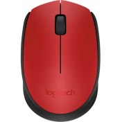 Resim Logitech M170 Kırmızı Kablosuz Fare (Yurt Dışından) 