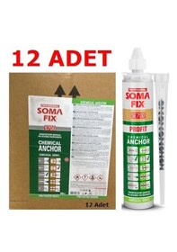 Resim 12 Adet Somafix Se700 Kimyasal Dübel 300ml 