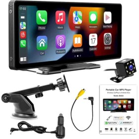 Resim Carplay Apple Carplay & Android Auto, Ön & Arka Kameralı Torpido Üstü Araç Ekranı android Auto ve Apple Carplay Destekli Araç Multimedya Ekranı 