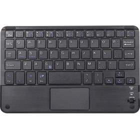 Resim Xindoker "59 Tuşlu Ultra İnce Bluetooth Klavye - Android/windows/ios Uyumlu, Dokunmatik Pedli" 