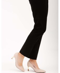 Resim Tamer Tanca Kadın Vegan Bej Stiletto Ayakkabı 911 225 Bn Ayk Y22 Bej Cılt Bej 