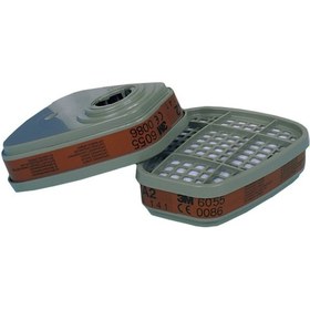 Resim 3M 6055 Gaz Buhar Filtresi A2 Organik 