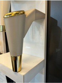 Resim Toryum Sert Plastik Ayak 18cm Kumtaşı Altın Koltuk Komidin Modern Tv Ünite Mobilya Dolap Kitaplık Çok Renkli 