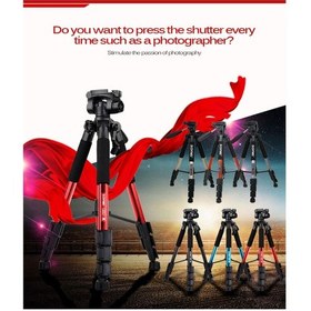 Resim Zomei Q111 Profesyonel Alüminyum Tripod-5 Kg Taşıma Kapasiteli 