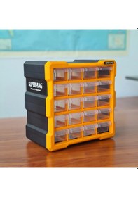 Resim Super Bag Mono Blok Çekmece Seti 20'Li Organizer Seti Asr6006 