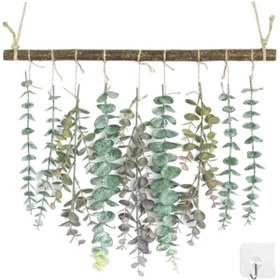 Resim Suntek 1 Parça Yapay Okaliptüs Yeşillik Asılı 17x12-inç 