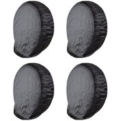 Resim Kamp Karavan Lastik Korumalı Kılıfı - Yağmurlu Güneşli Hava İçin, Toz Koruyucu, Evrensel Uyumlu, L Boy 80cm/29-32in , 4 Adet Paket 