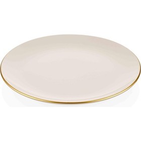 Resim The Mia Basic Servis Tabağı 6 Lı Set Krem - 26cm Krem 