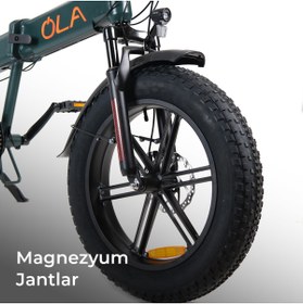 Resim Efd3 Gizli Bataryalı Katlanabilir Elektrikli Bisiklet 20” 