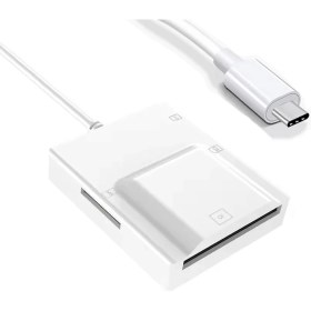 Resim Foxyn NK-3057H Telefon Pc Taşınabilir Usb3.0 4 In 1 Yüksek Iletim Hızı Tf Cf Sd Ms Type C Kart Okuyucu 
