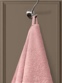 Resim Pamuk Havlu Ladin Yumuşak Ve Su Emici Banyo Havlusu 50x90 Şampanya 