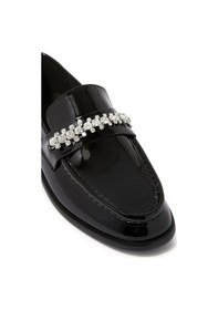 Resim Black Suede Studio Süet Detaylı Klasik Loafer Ayakkabılar Siyah 