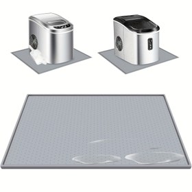 Resim Taşınabilir Silikon Buz Makinesi Tezgah Matı, Kaymaz Noktalı, Su Geçirmez, 48.26cm x 30.48cm/60.96cm x 40.64cm Boyutlarda Mevcut - Ev ve Ticari Mutfaklar İçin İdeal, Tezgah Koruma | Modern Mutfak Aksesuarı | Dayanıklı Tezgah Matı 