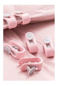 Resim markentegra 8 Adet Yorgan Nevresim Sabitleyici Klips - Karışık Renk Seçenekleri 