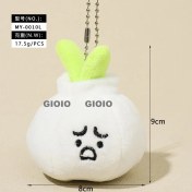 Resim Silver1 Yeni Yumurta Bebek Parti Peluş Oyuncaklar Çanta Çekicilik Bebek Bebek Pratik Bebek Anahtarlık (Yurt Dışından) 