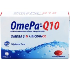 Resim Omepa-Q10 Omega 3 Ubiquinol Balık Yağı 30 Kapsül 