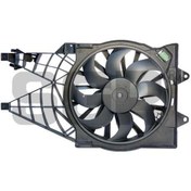 Resim SEGER 59726 Radyatör Klima Fan Motorları Davlumbazlı Linea 1.3D 1.6D 1.4 T-Jet Klimalı 
