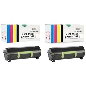 Resim Proprint Lexmark MS710dn 52D5H00 Siyah 2 Adet Uyumlu Toner 25000 Sayfa 