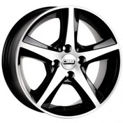 Resim CMS-642-01 6.5x15"-4x100 ET35 67.2 Diamond Black Gloss Jant (4 Adet) 