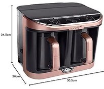 Resim Fakir Kaave Dual Pro Türk Kahvesi Makinesi, 735W, 8 Fincan Kapasite, 2.3 L Hazne, 30.5 x 26 x 24.5 cm, Rosie 