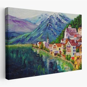 Resim Es10 Dekoratif Baskı Sukulent Kanvas Tablo (95 x 165) HS-3438-3 