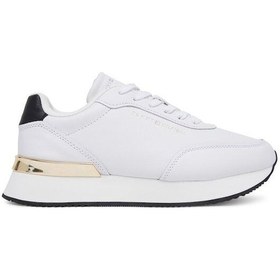 Resim Tommy Hilfiger Kadın Sneaker Fw0fw086950lc Beyaz 