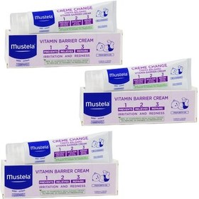 Resim Mustela Vitamin Barrier 1.2.3 Pişik Kremi 100 ml 3 ADET 