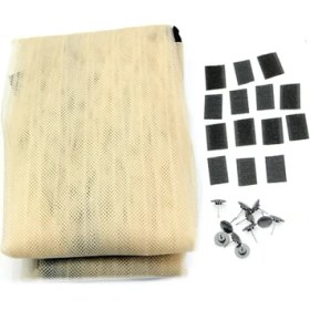 Resim Mıknatıslı Kapı Sineklik Tülü-Krem ( 105 x 205 ) ( Lisinya ) 