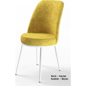 Resim Canisa Concept Dexa Serisi Metal Ayaklı 1.sınıf Sandalye / 6 Adet Sandalye/ Beyaz Ayaklı 