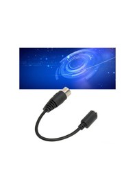 Resim Springsun Ps2 Konsolu İçin Klavye Fare Dönüştürücü Kablosu - 5 Pin Erkek Dın'den 6 Pin Dişi Mini Dın'e, 0.15m Pvc, Plug & Play, Sabit Bağlantı 