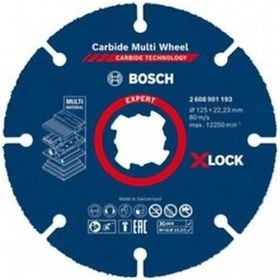 Resim Bosch EXPERT Carbide Multi Wheel X-LOCK Kesici Disk 125 MM 2223 MM - 2608901193 