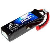 Resim Leopard Power 2200 mAh 11.1V 3S 25C Lipo Batarya Pil T Plug Leopard