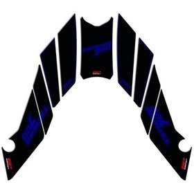Resim GP Kompozit Yamaha Tenere 700 2019-2022 Uyumlu Tank Pad Seti Mavi 