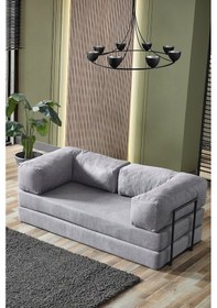 Resim Line Aktivite Koltuğu Çok Amaçlı Koltuk Yatak Gri Gri 