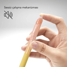 Resim Writech Wrıtech W-0163 Soft Grip Nebula Jel Kalem 0.5 mm Pembe Gövde Mavi 1 Adet 