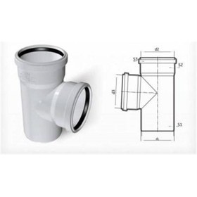 Resim AKSUFEZ Pvc Te Çatal 70x70 