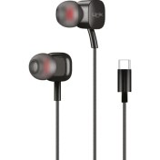 Resim Linktech H16 Kulak Içi Usb-C Kablolu Mikrofonlu Kulaklık 