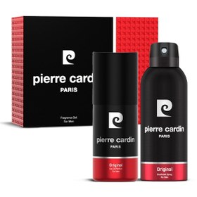 Resim Pierre Cardin Original EDP Erkek Parfüm 100 ml & Deodorant Seti|Odunsu|Limon, Bergamot, Tonka 