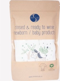 Resim Steril Giyilmeye Hazır Unisex Bebek Organik Patikli Alt 