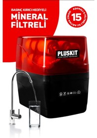 Resim 15 Aşamalı Avrupai Musluklu 8 L Çelik Tanklı Su Arıtma Cihazı 