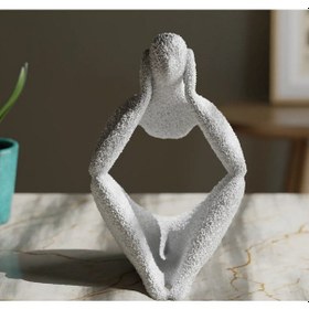 Resim Yüklü Kral Heykel Figür 