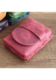 Resim Sumerian Leather Craft Deri Sigara Kılıfı Kırmızı 