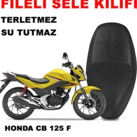 Resim Honda Cb 125F Motosiklet Sele Kılıfı 3D Çift Katlı Fileli (495465742) 