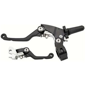 Resim Hightower Honda Cr, Crf, Xr, Kawasaki Kx, Kdx, Yamaha Yz, Yzf, Wr, Ttr İçin Siyah Model 1 Motosiklet Gidon Tutamağı 