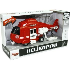 Resim Vardem 1:16 Sürtmeli Sesli Işıklı Helikopter 